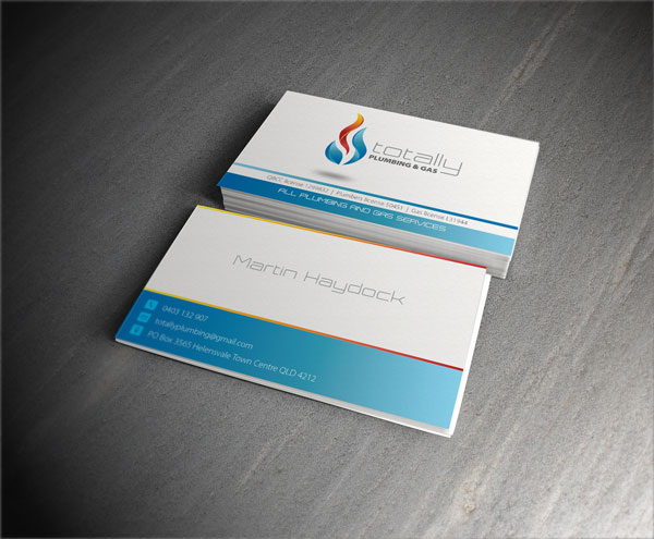 Totally Plumbing & Gas – business card